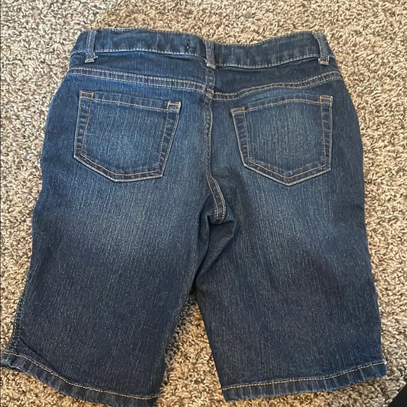 SO Kids' Dark Blue Denim Capri Shorts - Picture 6 of 8